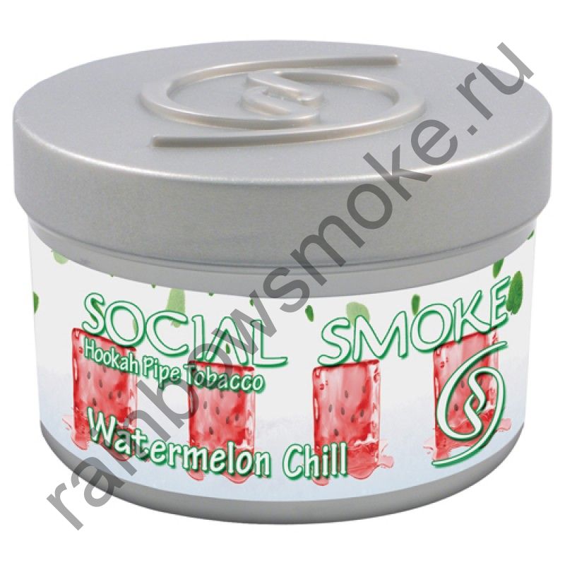 Social Smoke 1 кг - Watermelon Chill (Прохладный Арбуз)