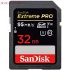 Карта памяти SD 32GB SanDisk SDHC Class 10 UHS-I U3 Extreme Pro 95MBs