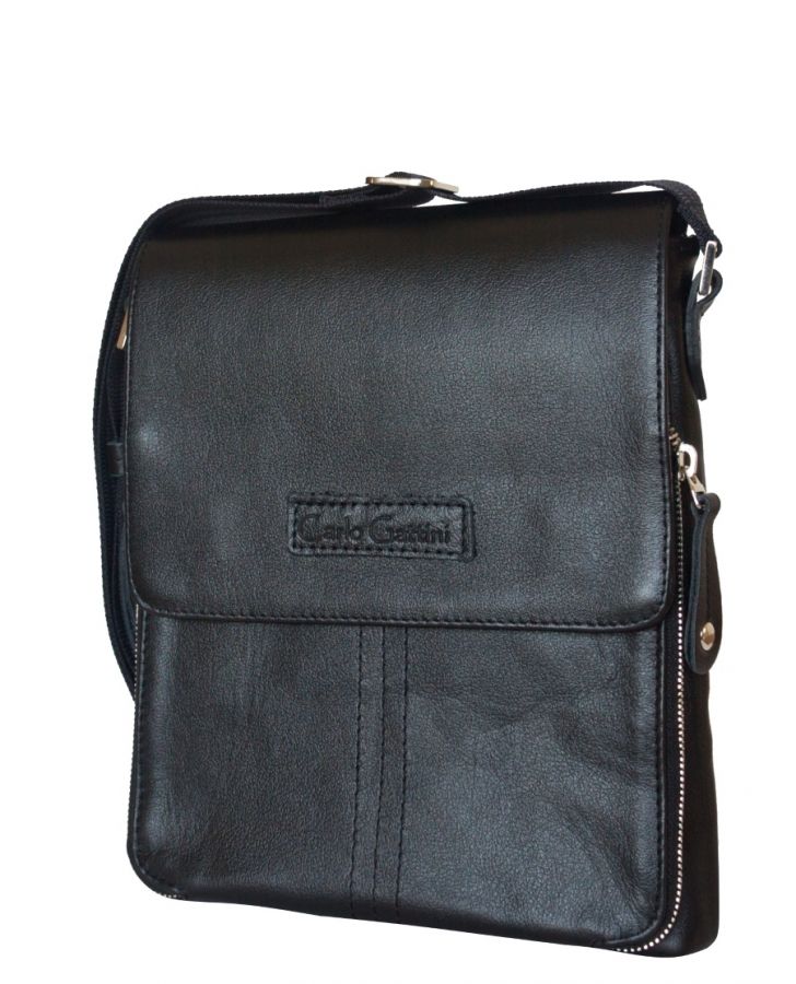 Кожаная мужская сумка Volano black 5035-01