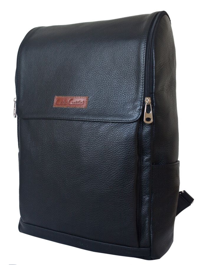 Кожаный рюкзак Tuffeto black 3049-01