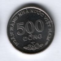 500 донгов 2003 года Вьетнам AUNC