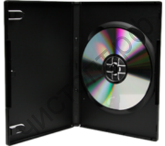 DVD BOX  Slim 8cm(для мини DVD-R(RW) диска) черн.один.