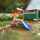 Детская спортивная площадка для дачи ДСК Башня с нержавеющей горкой