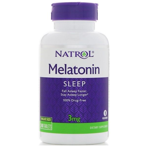 Natrol - Melatonin 3 mg 100таб