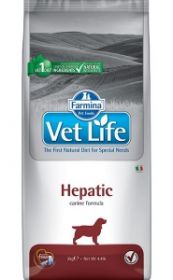 Фармина Vet Life Dog Hepatic диета для собак при хронической печеночной недостаточности, 12 кг