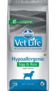 Фармина Vet Life Dog Hypoallergenic Egg & Rice диета для собак при пищевой аллергии, 12 кг