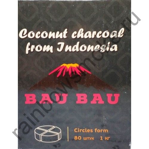 Кокосовый уголь BAU BAU Kaloud (80шт)