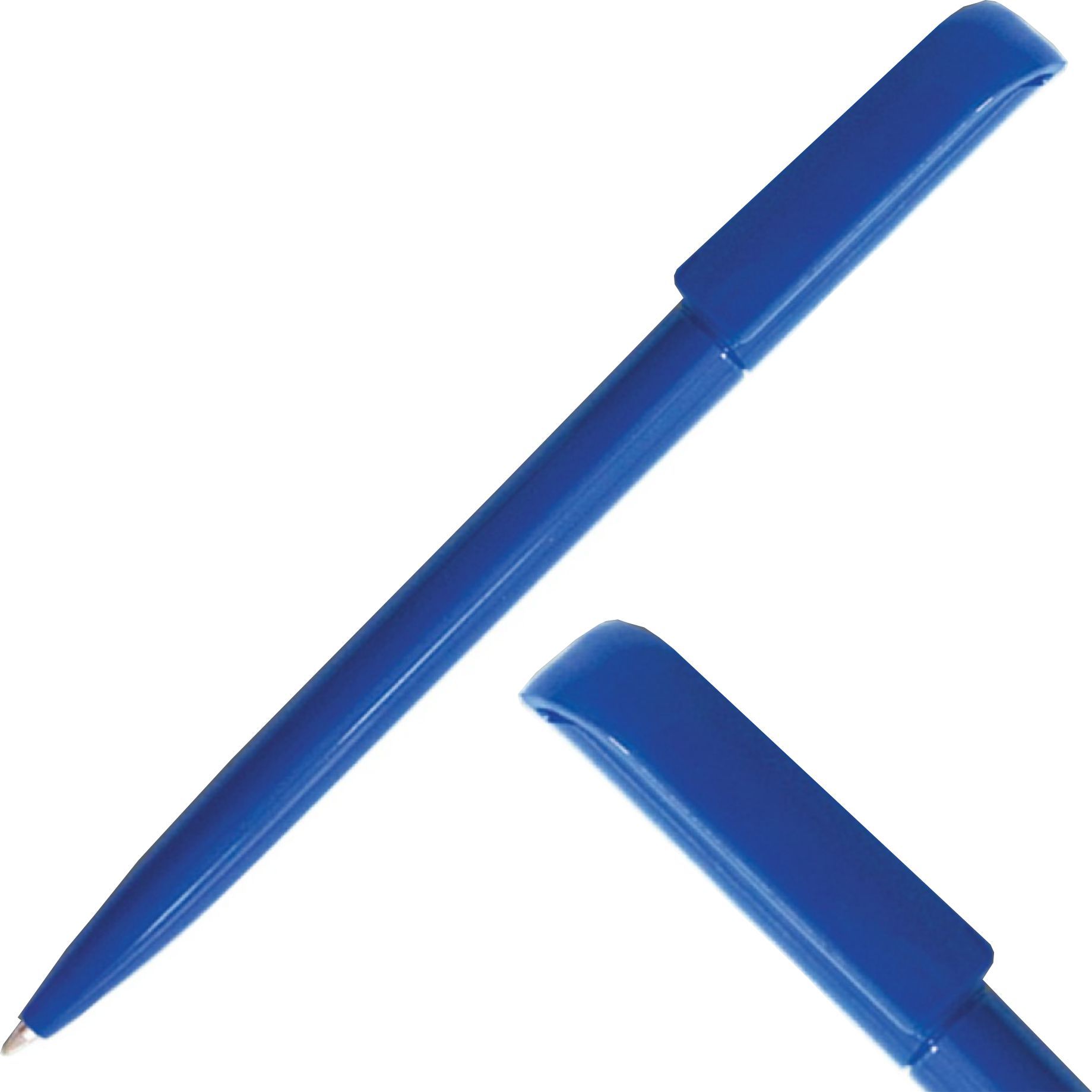 Три синие ручки. Ручка Carolina темно-синяя.
