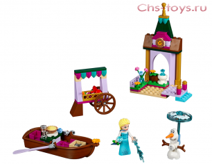 Конструктор Lari Princess Приключения Эльзы на рынке 10889 (41155) 128 дет