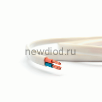 Кабель ШВВП 2x0,5 ГОСТ 7399-97  Белый 1/300м.