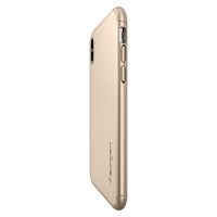 Чехол Spigen Thin Fit 360 для iPhone X золотой