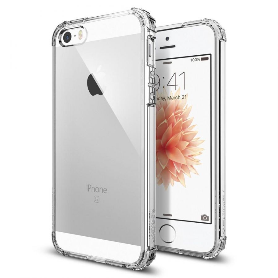 Чехол SGP Spigen Crystal Shell для iPhone 5/5S/SE кристально прозрачный