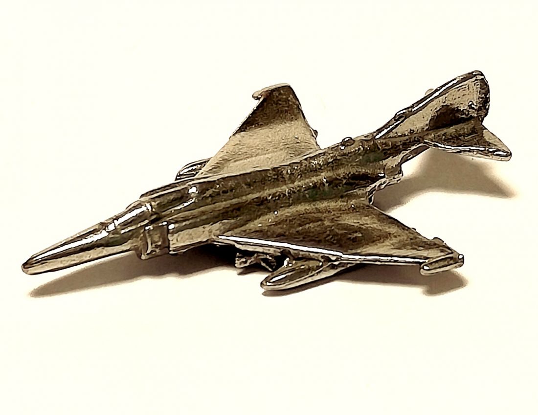 Фигурка Истребитель F-4 Phantom ll олово