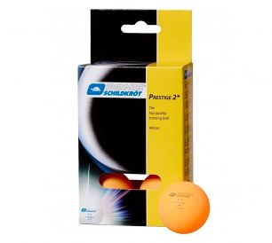 Мячики для настольного тенниса Donic Prestige 2, 6 шт, оранжевый 