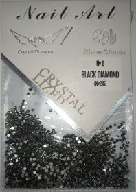 Стразы Nail Art SS5 BLACK DIAMOND 1440 шт (№215)