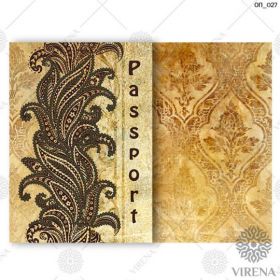 Virena ОП_027 Обложка на Паспорт для вышивки бисером купить оптом в магазине Золотая Игла