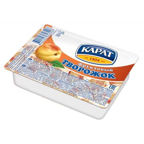 Творожок Карат 15% персик100г Москва