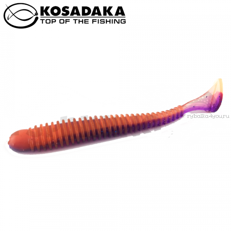 Мягкие приманки Kosadaka Swing Impact 75 мм / упаковка 10 шт / цвет: VF