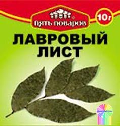 Приправа лавровый лист 10г 5 поваров