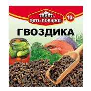 Приправа гвоздика 10г 5 поваров