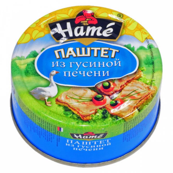 Паштет ХАМЕ 117г гусиная печень ж/б