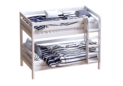 Кровать детская Авалон двухъярусная с прямой лестницей