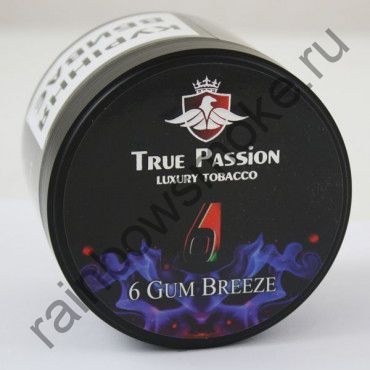 True Passion 50 гр - 6 Gum Breeze (Жевательная Резинка и Прохлада)