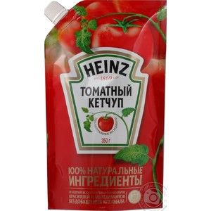 Кетчуп Хайнц томатный д/п 350г