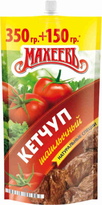 Кетчуп МАХЕЕВЪ шашлычный д/п 500г
