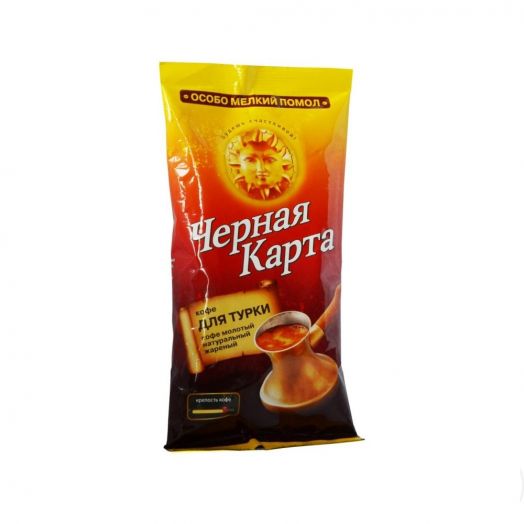 Кофе Черная карта молот д/турки м/у 100г