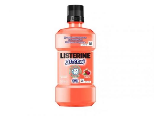 Ополаскиватель Listerine Smart Rinse детcкий для полости рта Ягодная Свежесть, 250 мл
