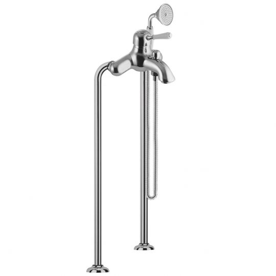 Смеситель с ручным душем и изливом для ванны Fima - carlo frattini Lamp/Bell F3364/4 ФОТО