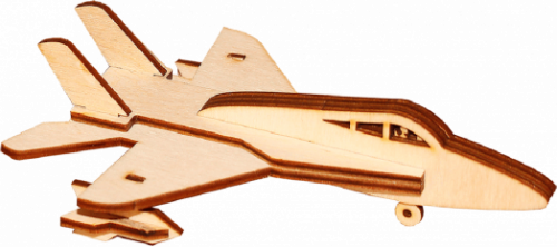 Деревянный конструктор самолет «Истребитель»