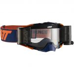 Leatt Velocity 6.5 Roll-Off Ink/Orange Clear 83%, очки для мотокросса и эндуро с системой грязеочистки