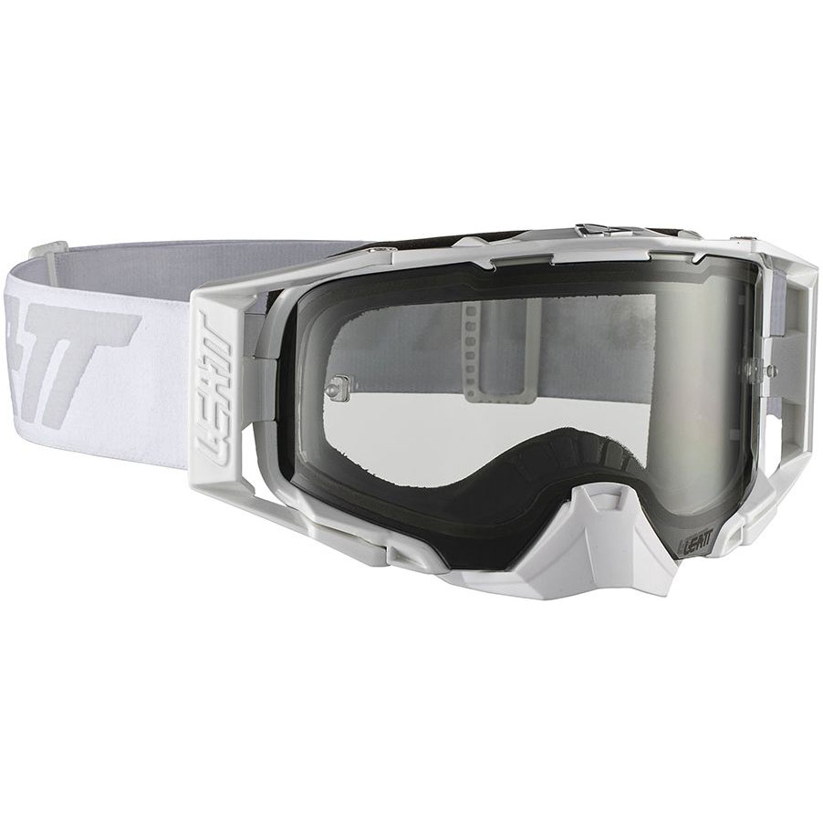 Leatt Velocity 6.5 White/Grey Light Grey 58%, очки для мотокросса и эндуро