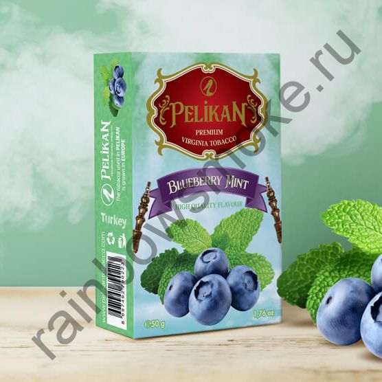 Pelikan 50 гр - Blueberry Mint  (Черника и Мята)
