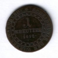 1 крейцер 1812 года B Австрия