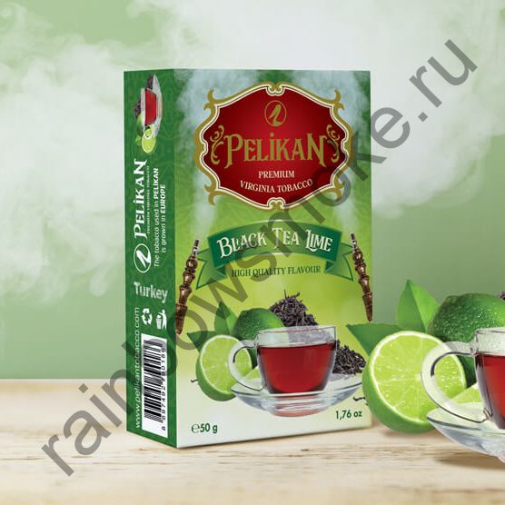 Pelikan 50 гр - Black Tea Lime (Черный Чай Лайм)