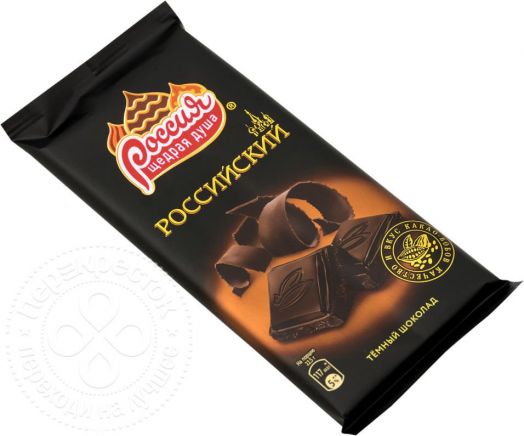 Шоколад Российский тёмный 90г