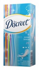 Прокладки Alldays Discreet deo мультиформ океанский бриз 20шт *