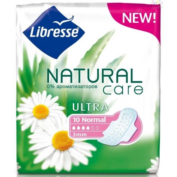 Прокладки Libresse Natural Care Ultra Normal 10шт