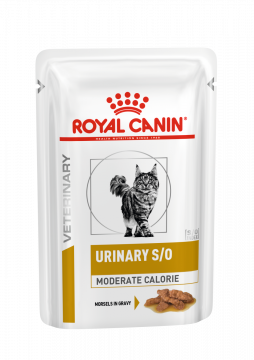 Роял канин Уринари С/О Модерейт Кэлори для кошек соус (Urinary S/O Moderate Calorie Feline) 85г.