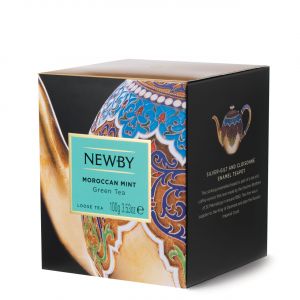 Чай зеленый Мароканские ночи Newby Moroccan Nights в картонной пачке - 100 г (Англия)