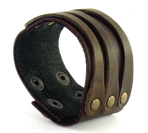 Кожаный браслет NewTec-7