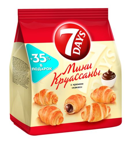 Круассаны 7 Days мини крем какао 200г