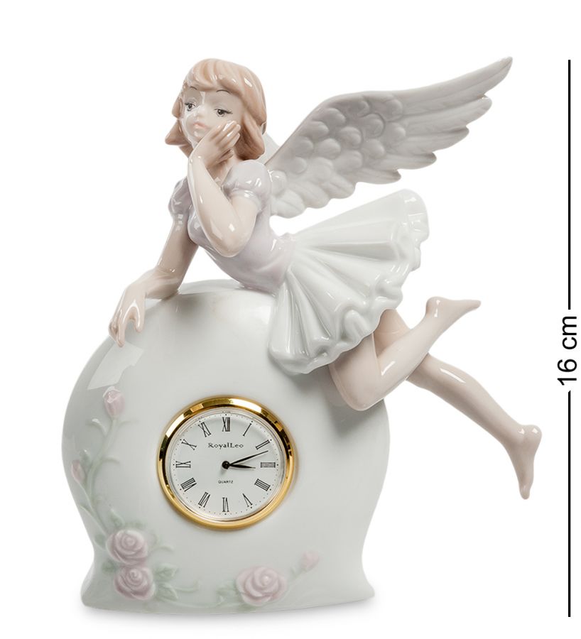 Фигурка-часы "Ангел" 13х12х16 см (JP-10/11)