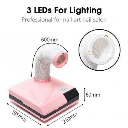 Пылесос для маникюра STRONG с фильтром 60Вт