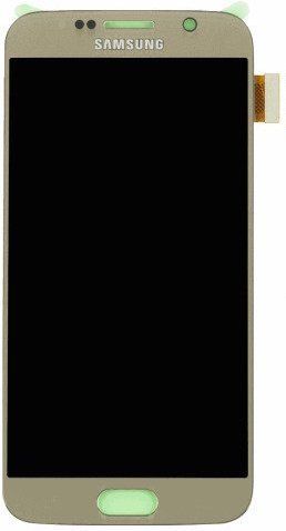 LCD (Дисплей) Samsung G920F Galaxy S6 (в сборе с тачскрином) (gold) Оригинал