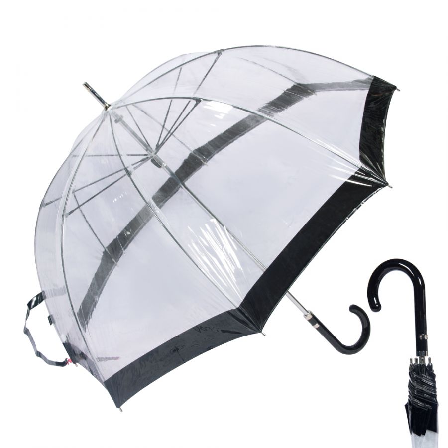 Зонт-трость M&P C4700-LM Transparent Black