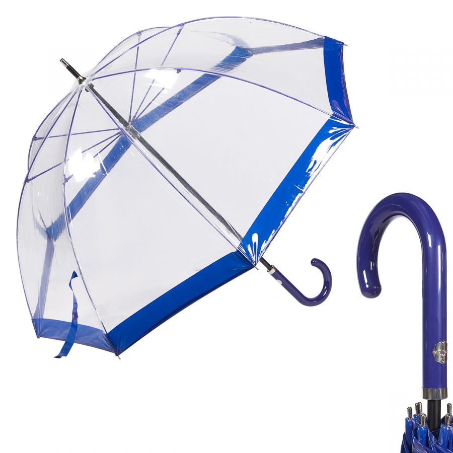 Зонт-трость M&P C4700-LM Transparent Blu